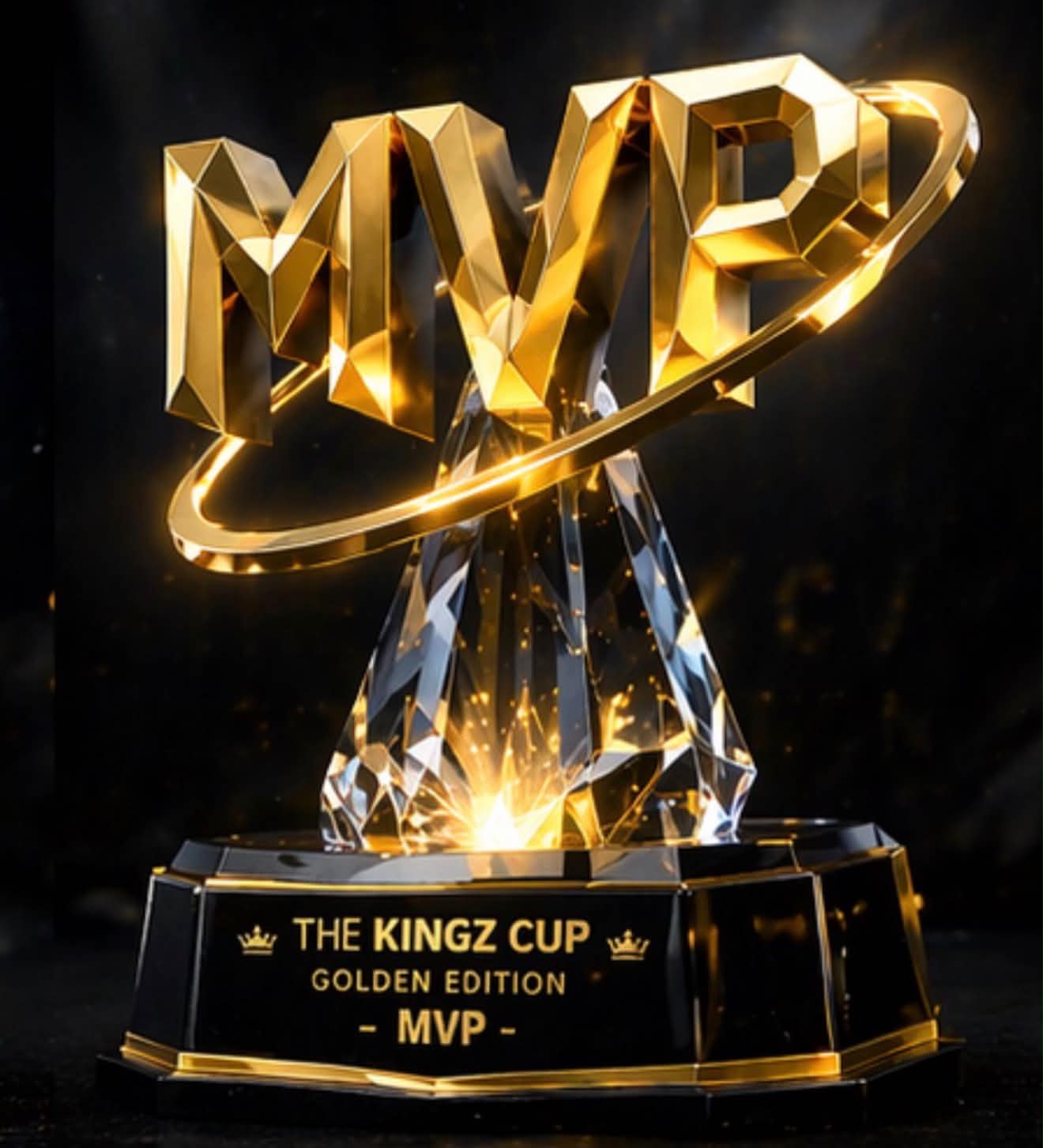 Gold MVP Kingz Cup Golden Edition trophy