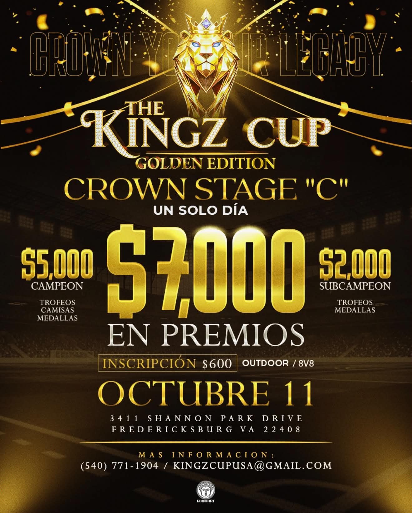 Kingz Cup Crown Stage C $7,000 prize flyer